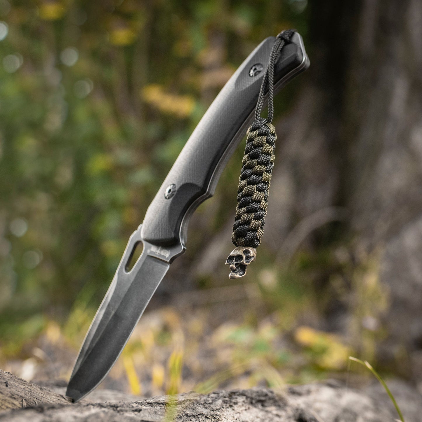 M-Tac Knife Lanyard Helix Skull