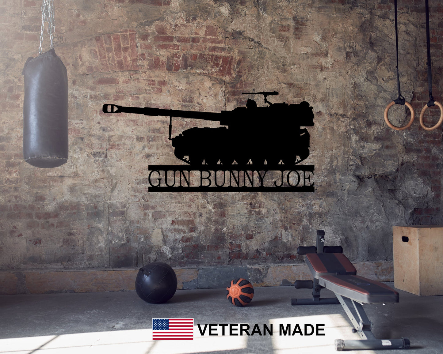 M109 Howitzer Tank Personalized Metal Sign