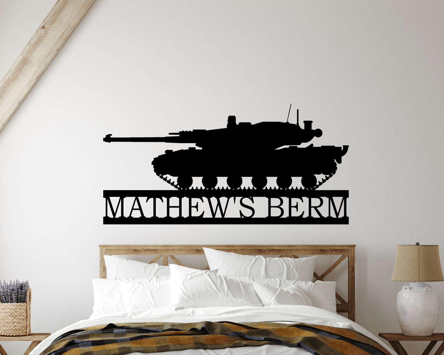 M1 A1/2 Abrams Tank Personalized Metal Sign