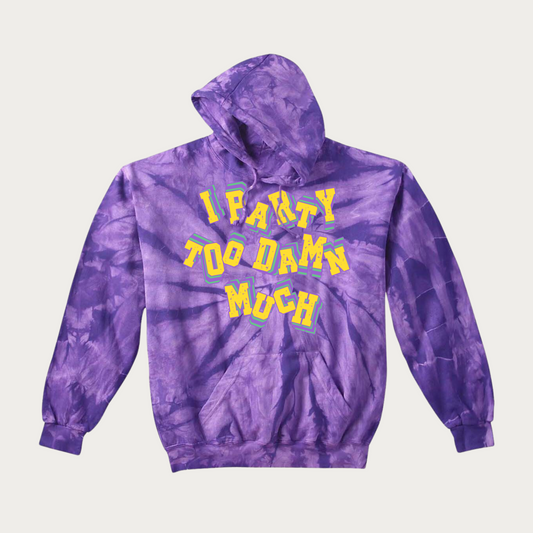 I Party Tie-Dyed Hoodie