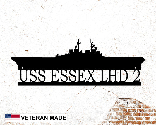 LHD-2 USS Essex Personalized Metal sign