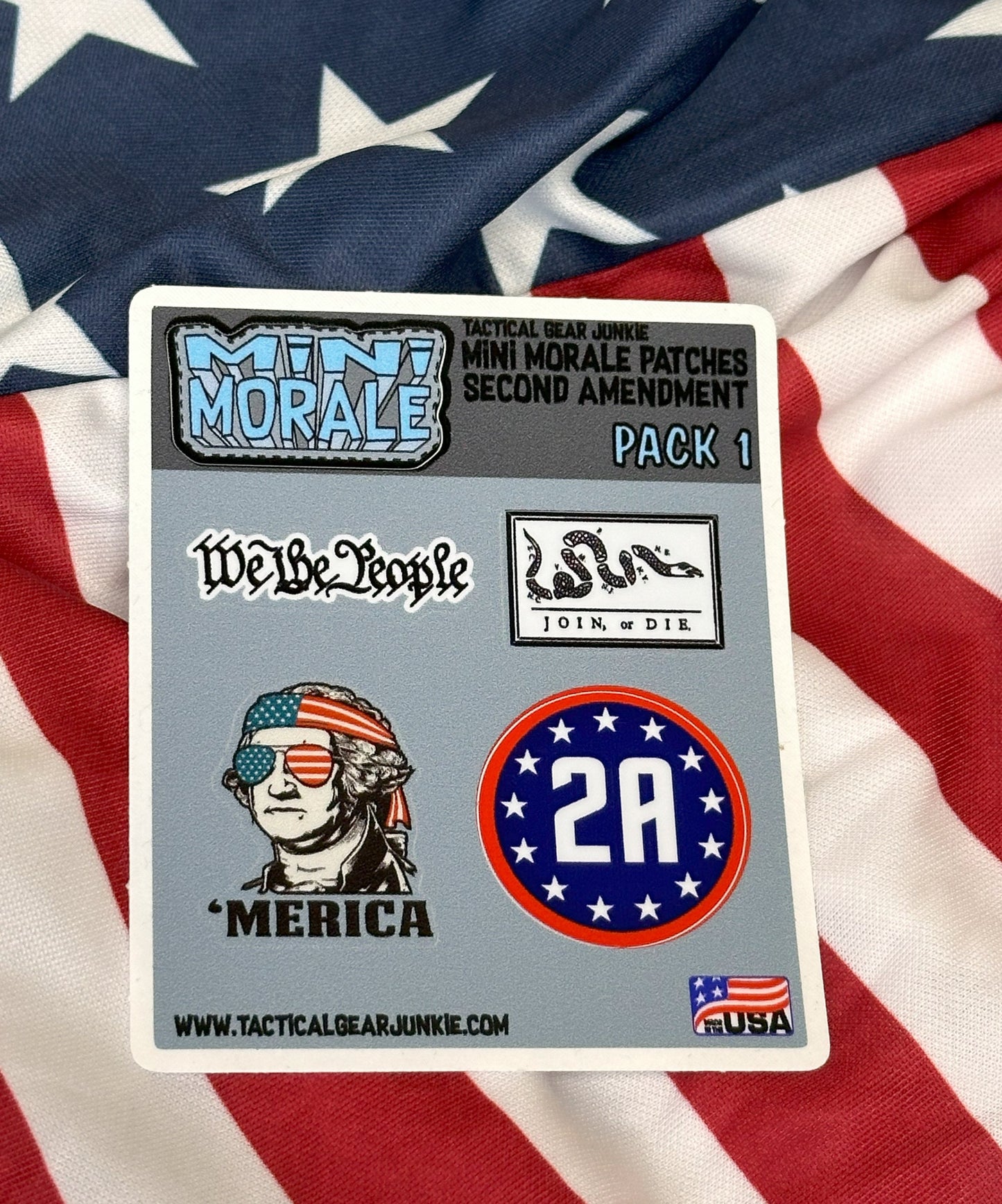 Stickers - Mini Morale - Second Amendment Pack 1