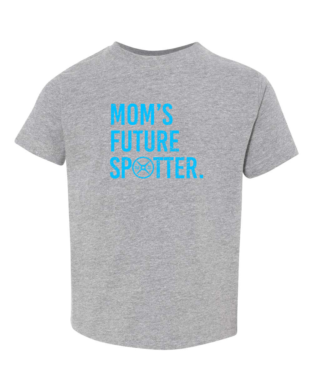 Mom Future Spotter Toddler Tee (With Blue Text)