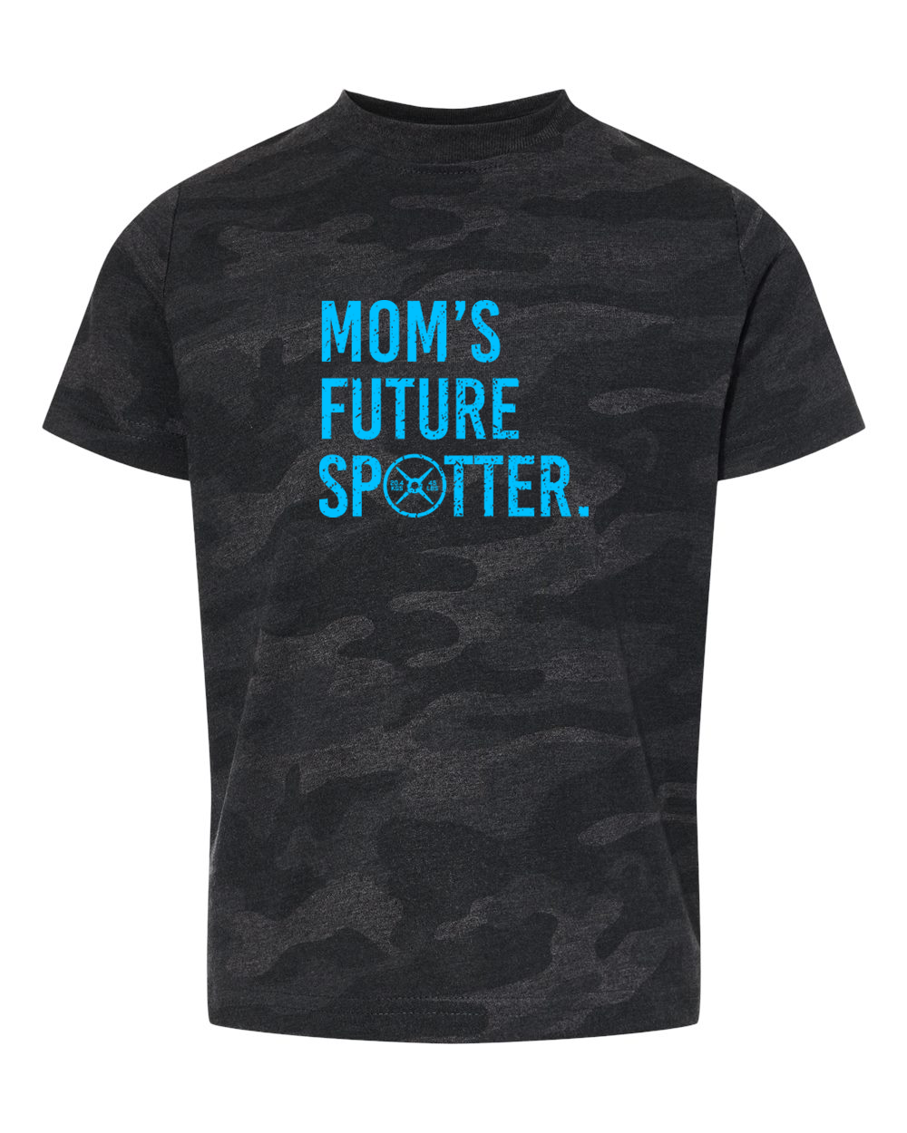 Mom Future Spotter Toddler Tee (With Blue Text)