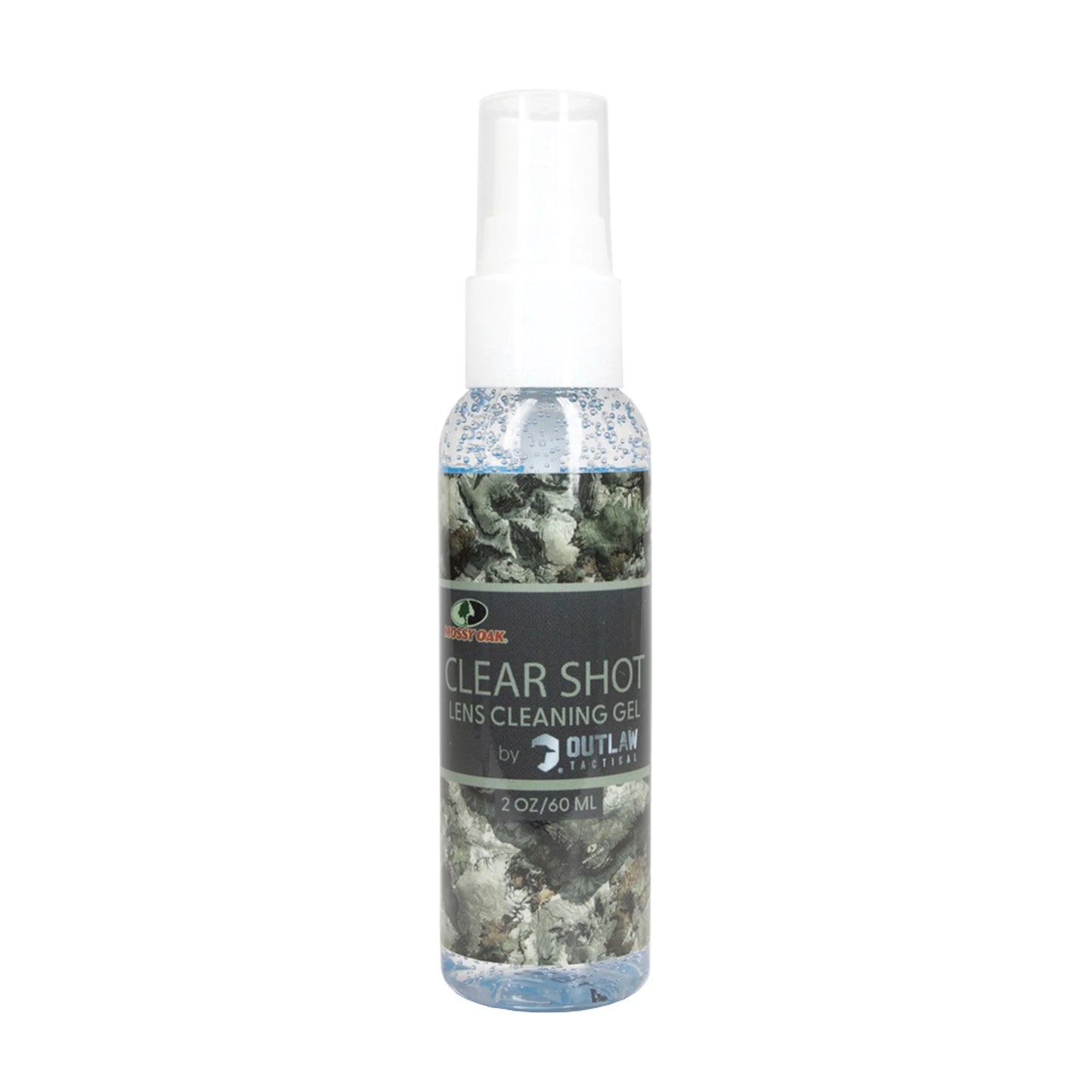 Mossy Oak ClearShot 2 Oz. Lens Cleaner Spray, Microfiber Cleaning Cloth & Tactical Glasses Retaining Cord