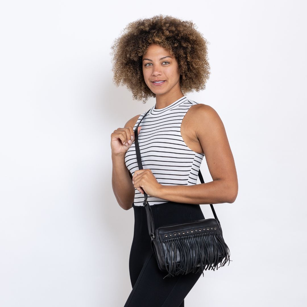 Concealed Carry Maggie Fringe Crossbody by Lady Conceal