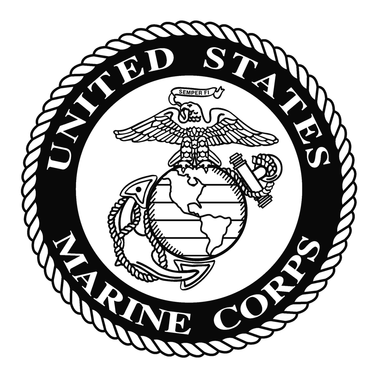 Marine Large Seal 2-Sided Hoodie