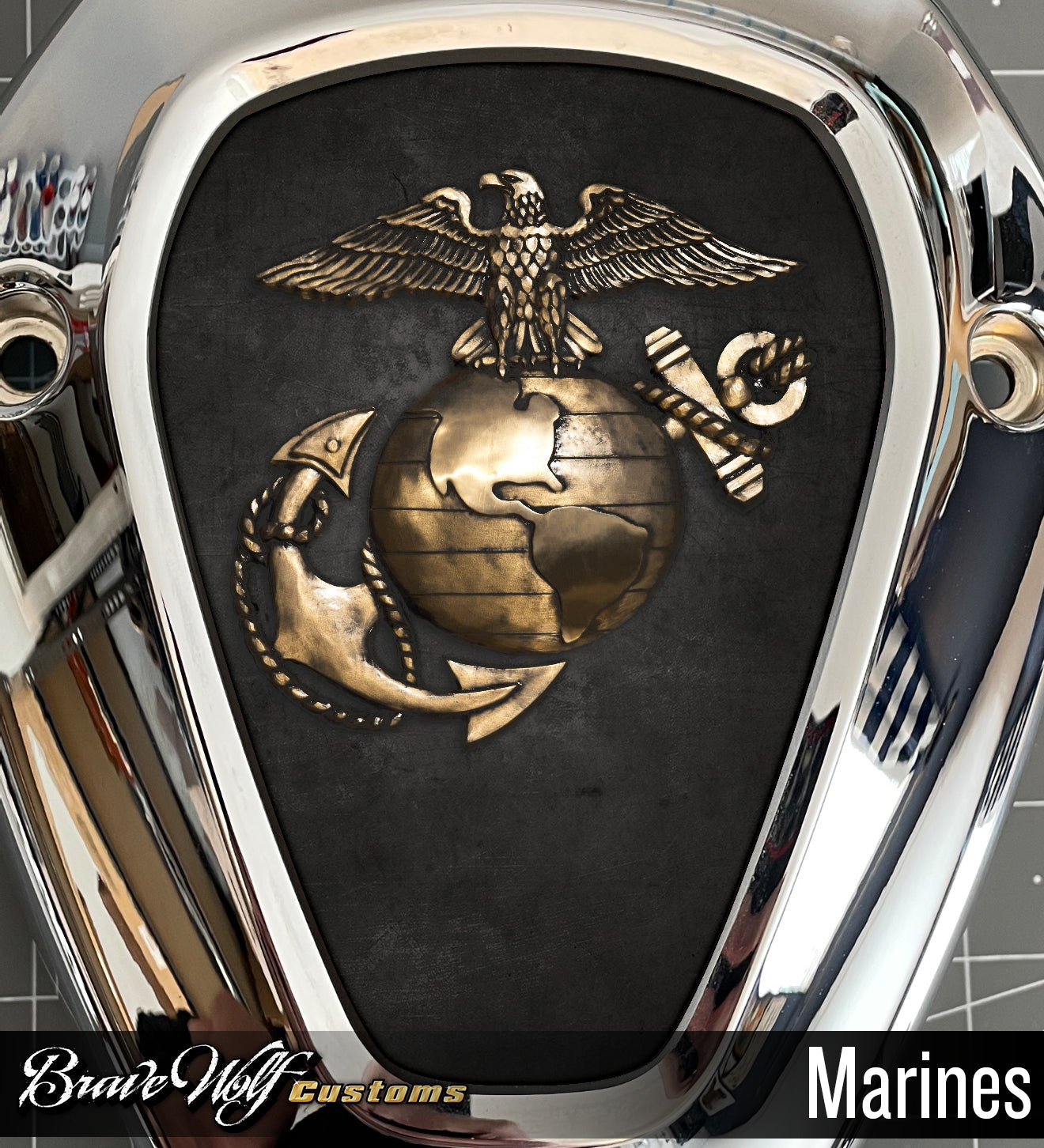 Challenger V-Cover Decal - Marines