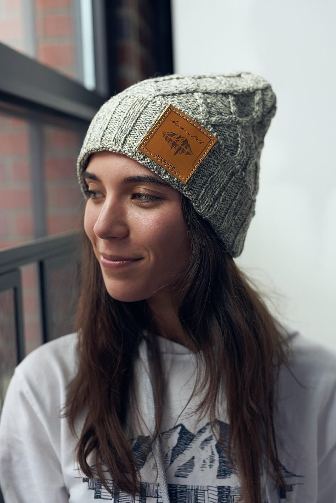 Campfire Beanie | Ribbed Knit Wool | Twilight