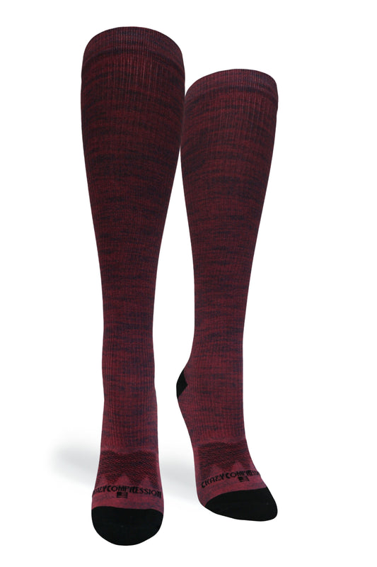 Maroon Heather - (Standard & Extra Wide)