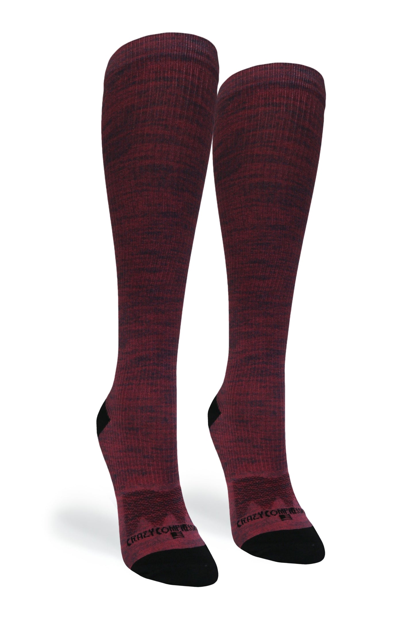 Maroon Heather - (Standard & Extra Wide)