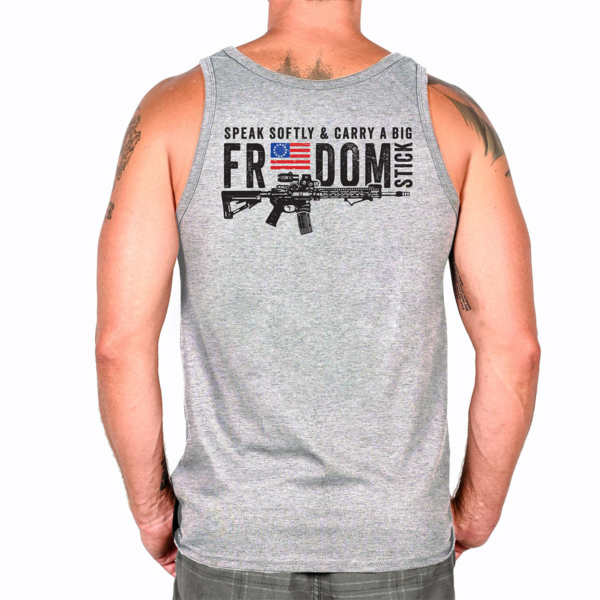 Men's Freedom Stick Patriotic 2A Tank Top