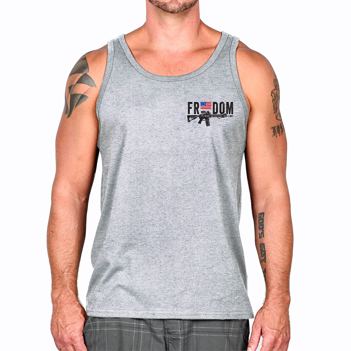 Men's Freedom Stick Patriotic 2A Tank Top