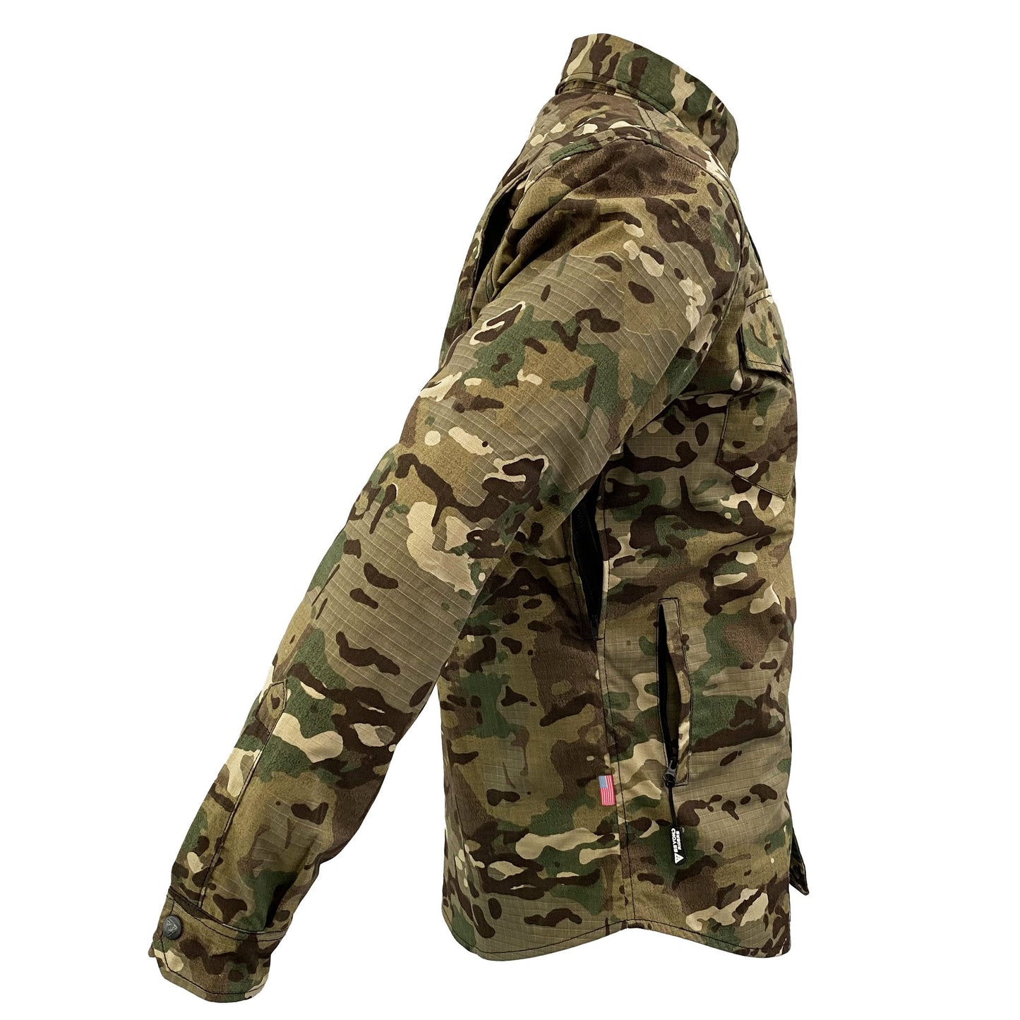 Protective Camouflage Shirt "Delta Four" - Light Color with Pads