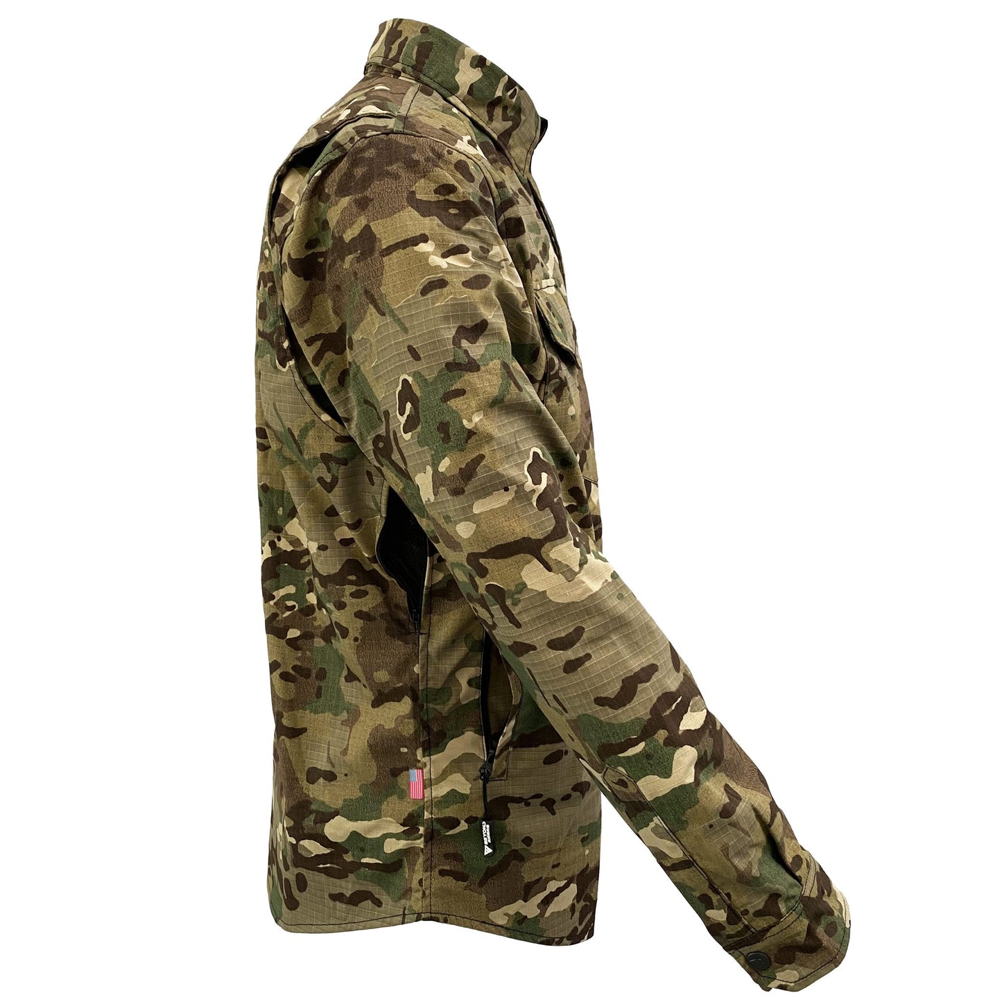 Protective Camouflage Shirt "Delta Four" - Light Color with Pads