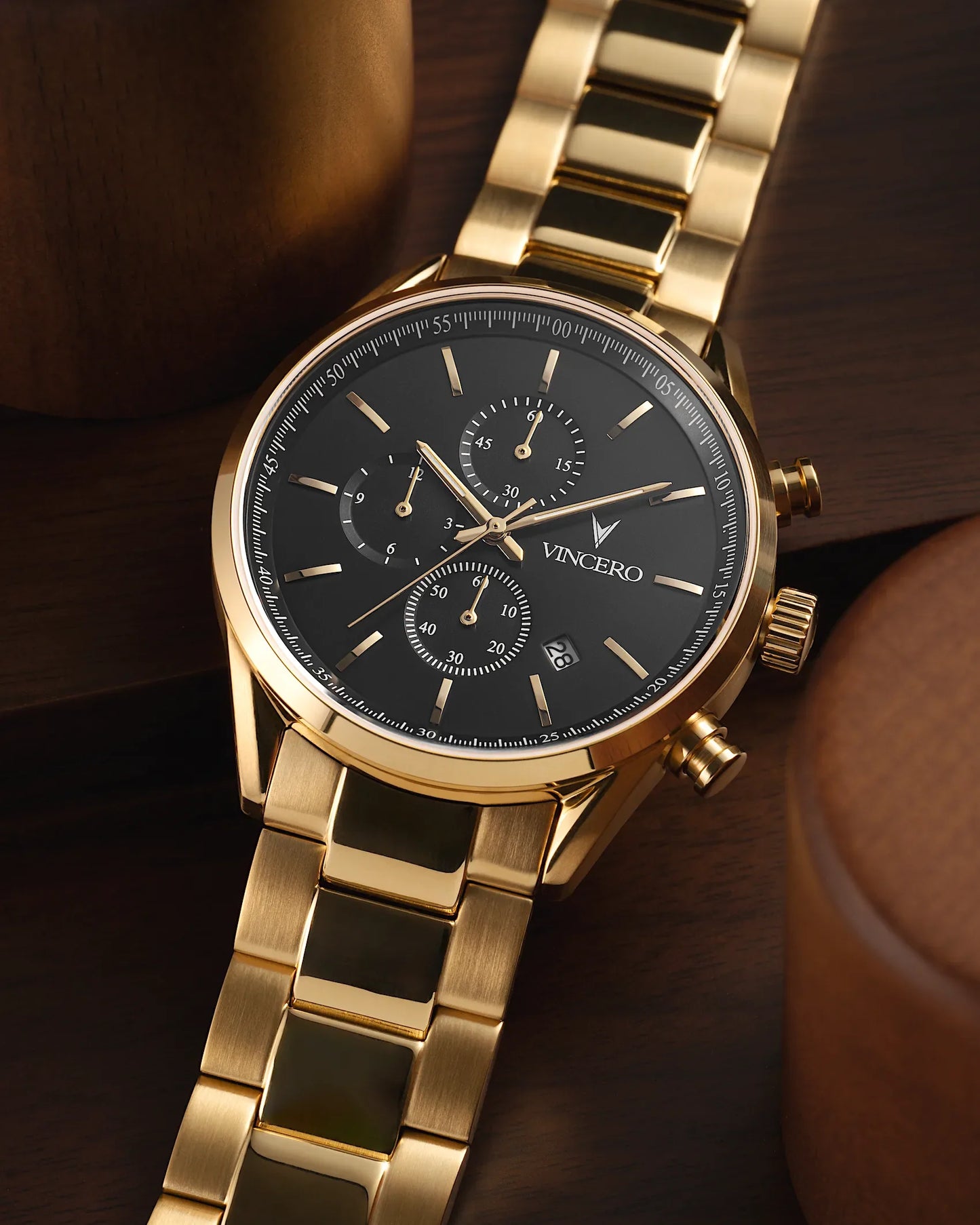 The Chrono S2 - Black/Gold Steel