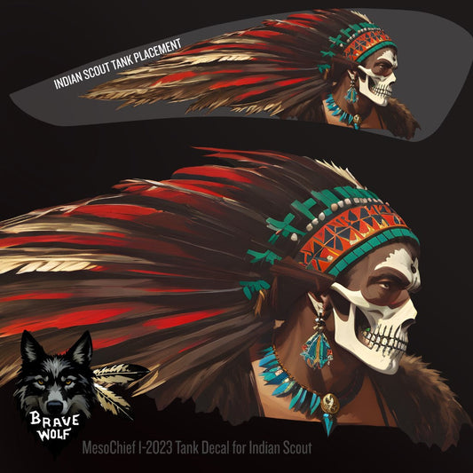 MesoChief 1-2023 - Indian Scout Tank Decal-Color