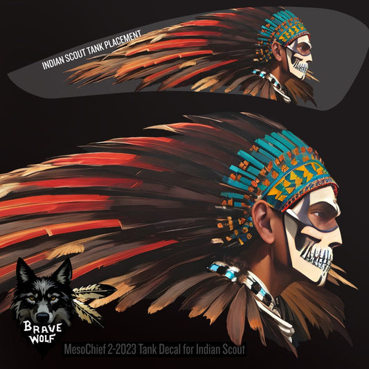 MesoChief 2-2023 - Indian Scout Tank Decal-Color