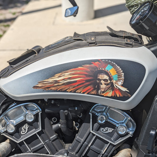 MesoSkull-2023 - Indian Scout Tank Decal-Color