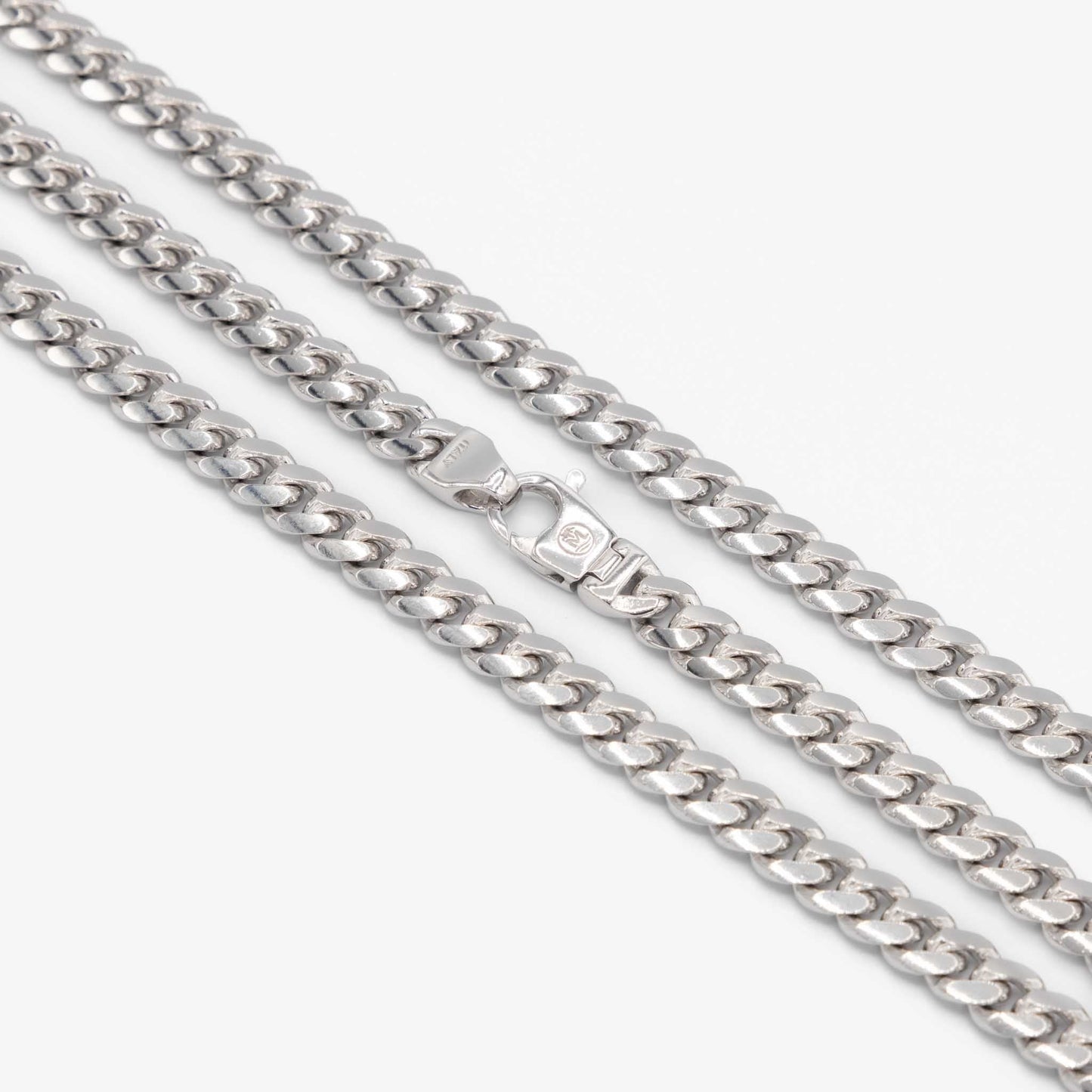 Silver Miami Cuban Chain 7mm