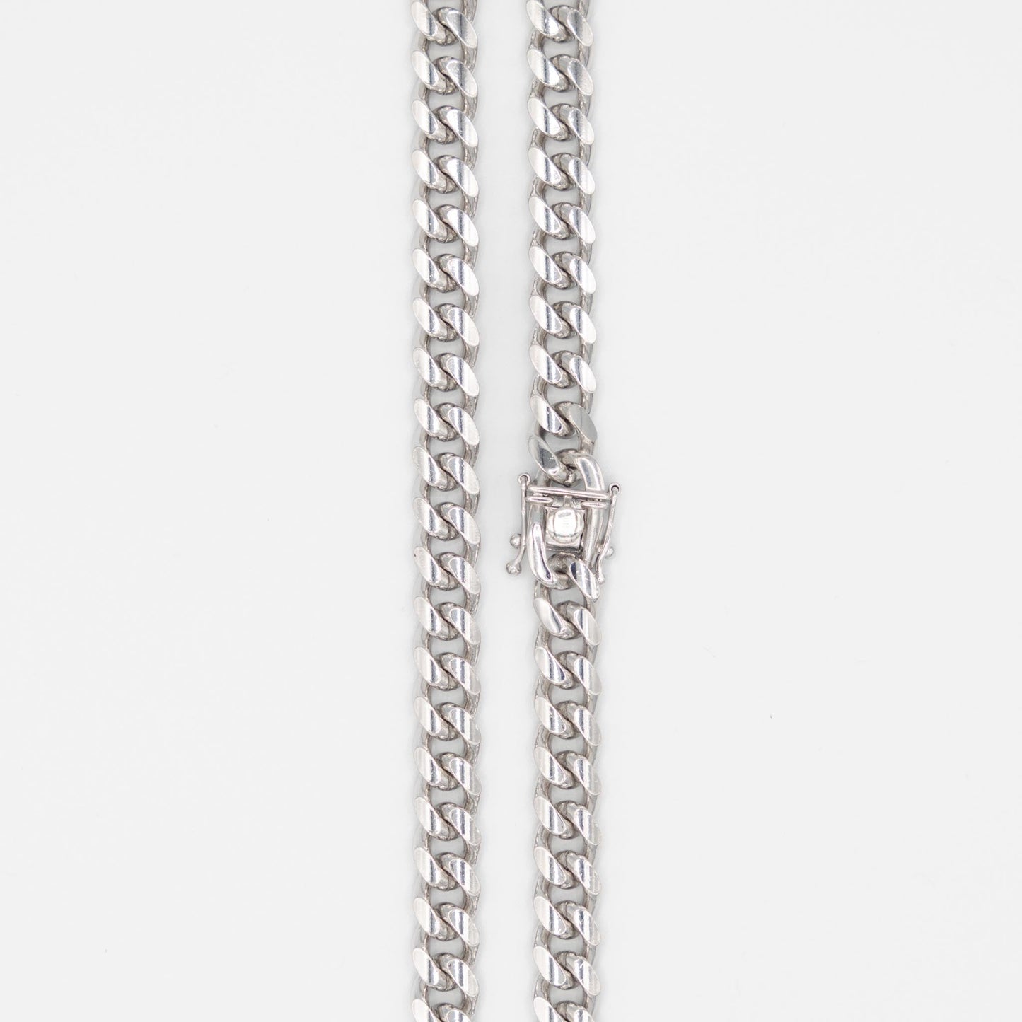 Silver Miami Cuban Chain 8mm