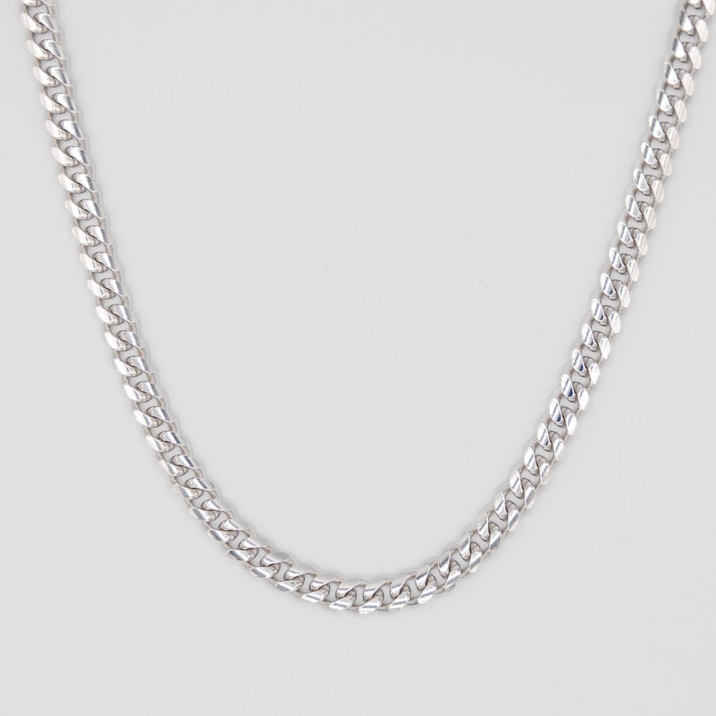 Silver Miami Cuban Chain 8mm