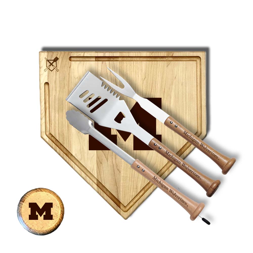 University of Michigan "SILVER SLUGGER" Combo Set