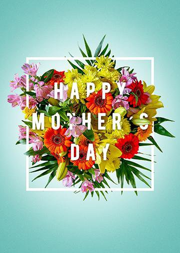 Happy Mother's Day With Flowers