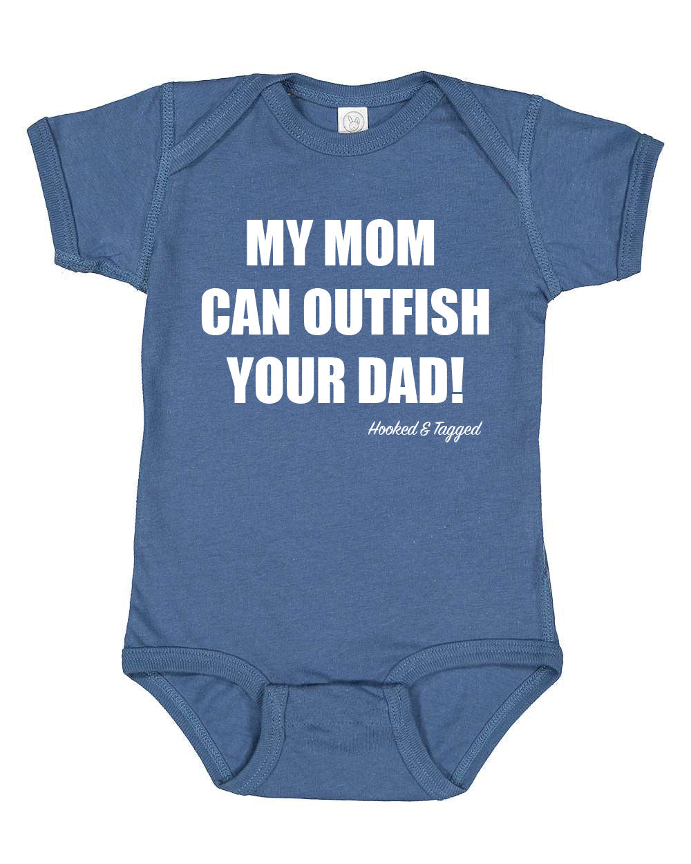 "My Mom Can Outfish Your Dad" Onesie