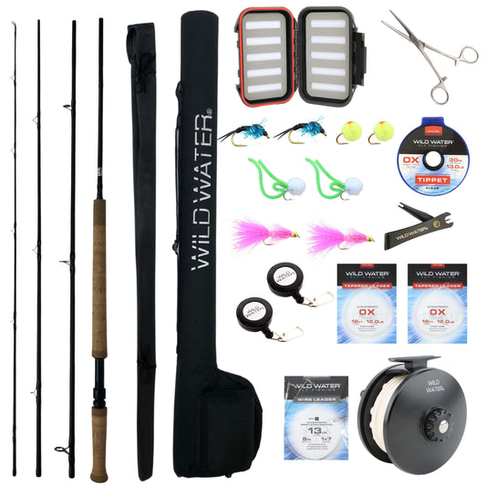 Switch Rod Fly Fishing Kit for Steelhead, 5wt Switch Rod | 11ft | 4-piece | Wild Water Fly Fishing