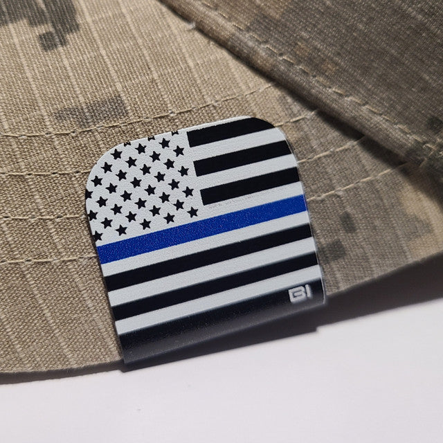 Hat clip Brim-it Thin Blue Line American Flag