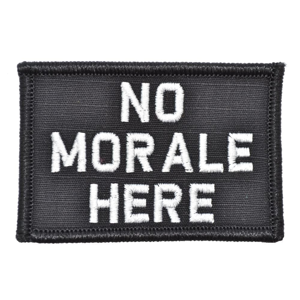 No Morale Here - 2x3 Patch