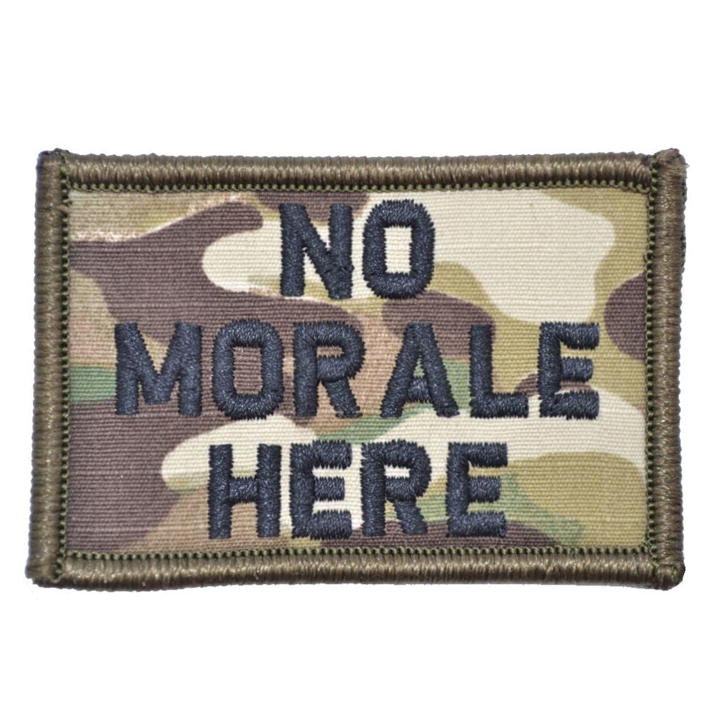 No Morale Here - 2x3 Patch