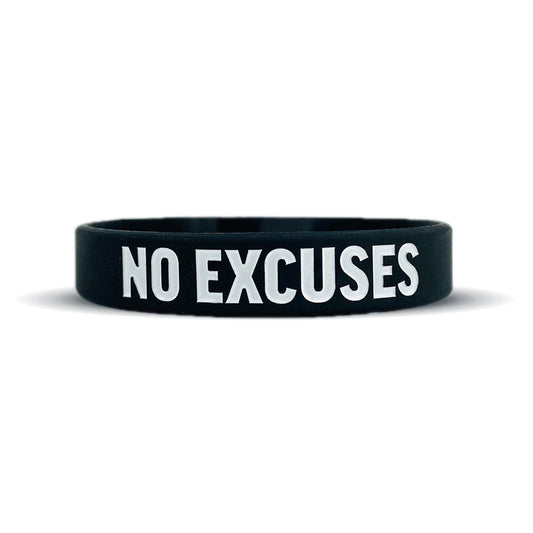 NO EXCUSES Wristband