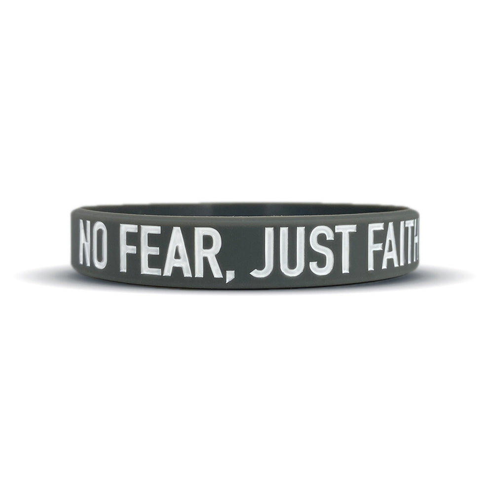 NO FEAR, JUST FAITH Wristband