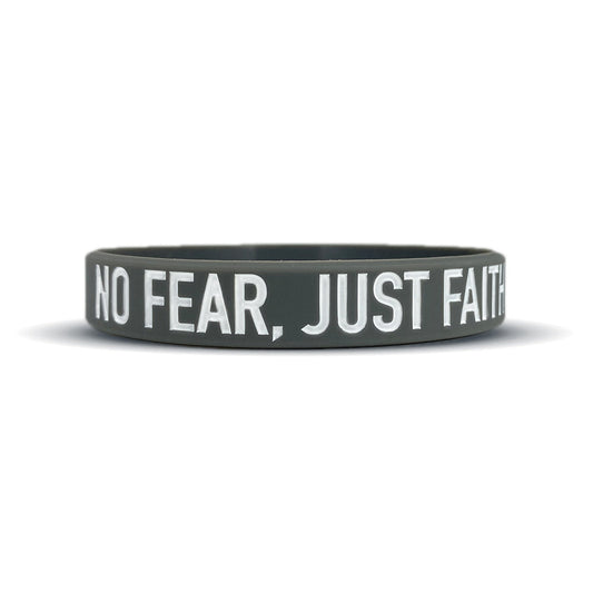 NO FEAR, JUST FAITH Wristband