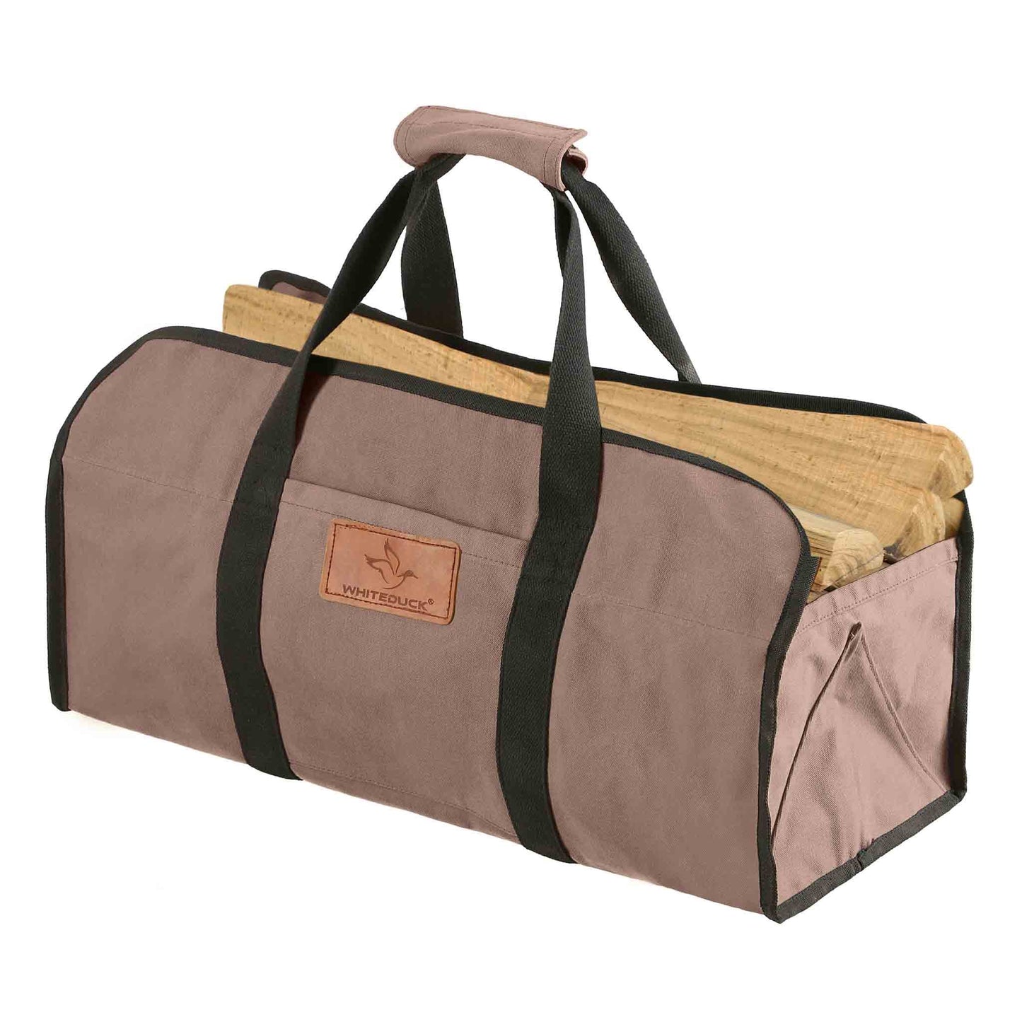 Tote Shape Canvas Firewood Log Carriers