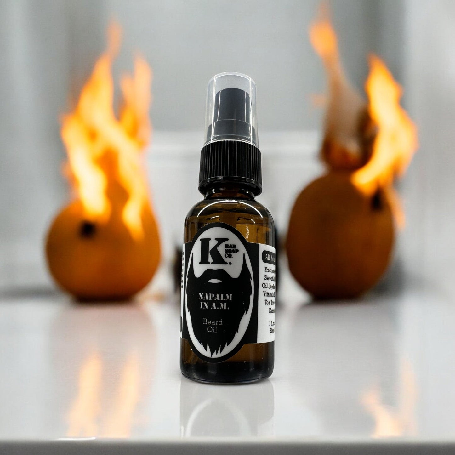 Napalm in A.M. Premium Beard Oil