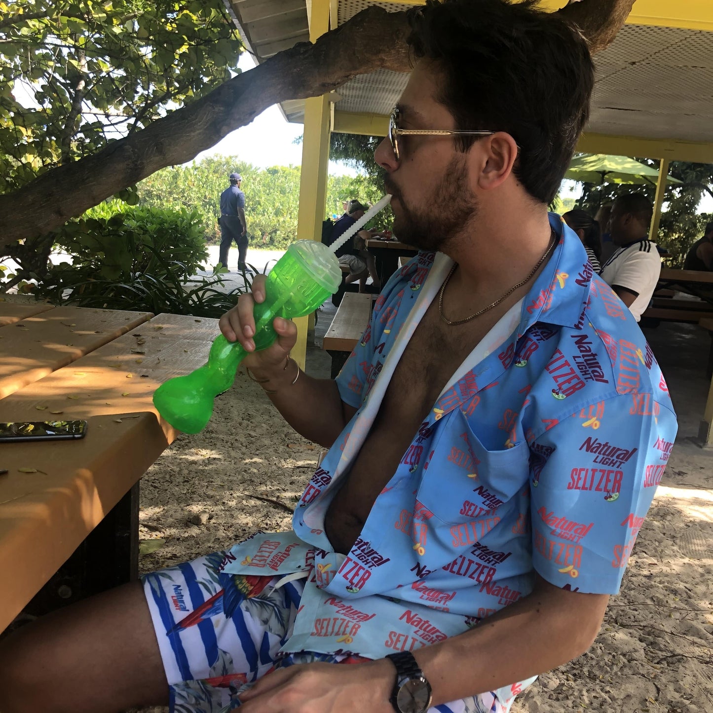 Super Stretch  ***NATTY SELTZER***  Hawaiian Shirt