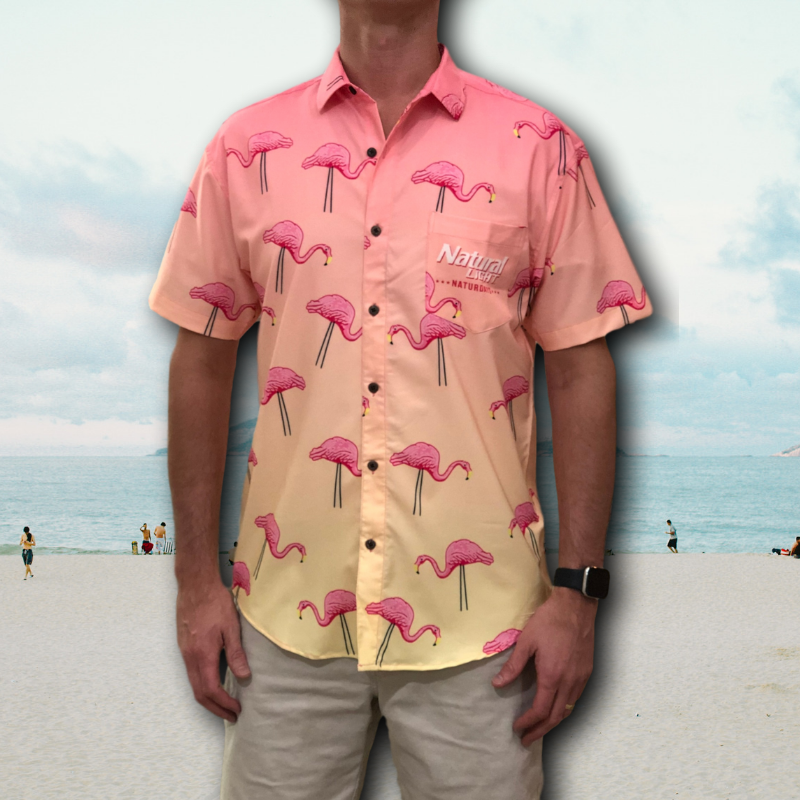 Super Stretch - ***NATURDAYS*** Party Time Hawaiian Shirt