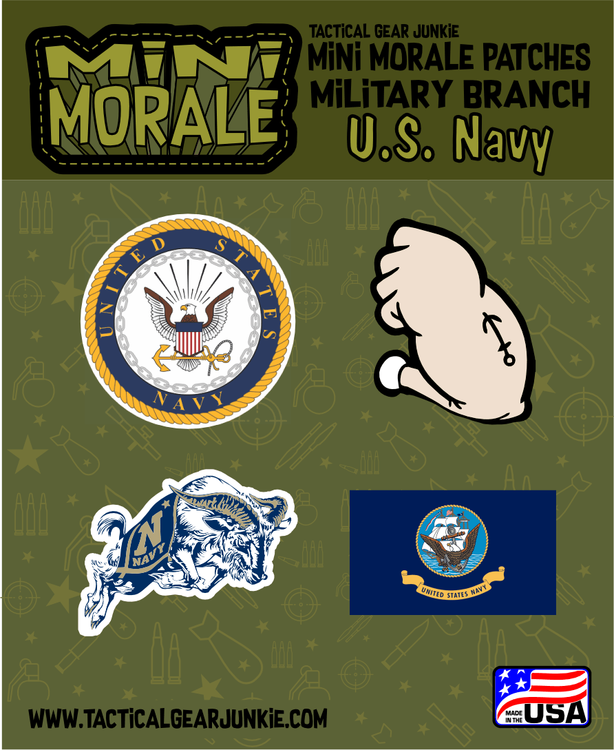 Stickers - Mini Morale - U.S. Navy Pack 1