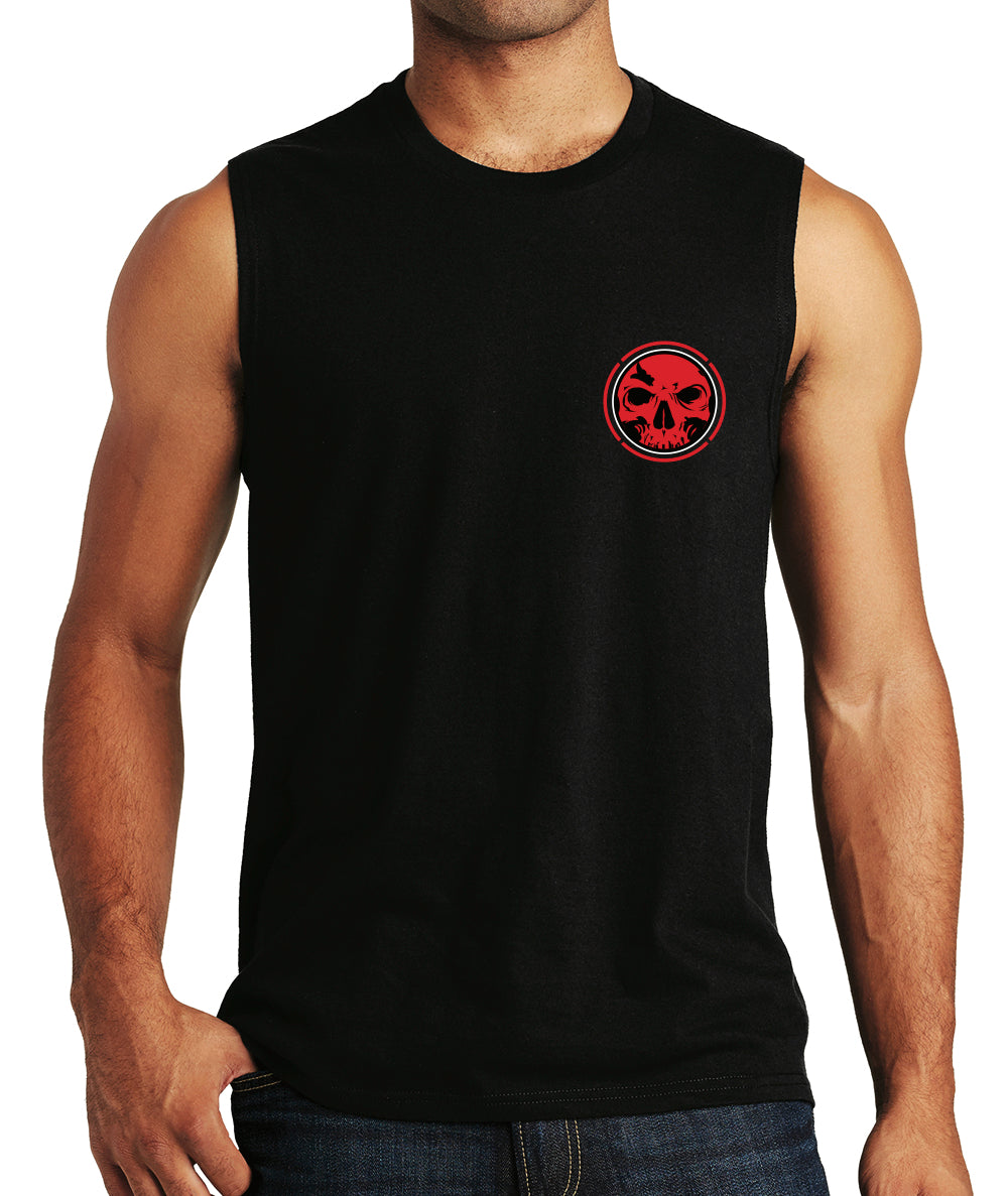 Men's Big Skull Cut-off T-Shirt 2.0