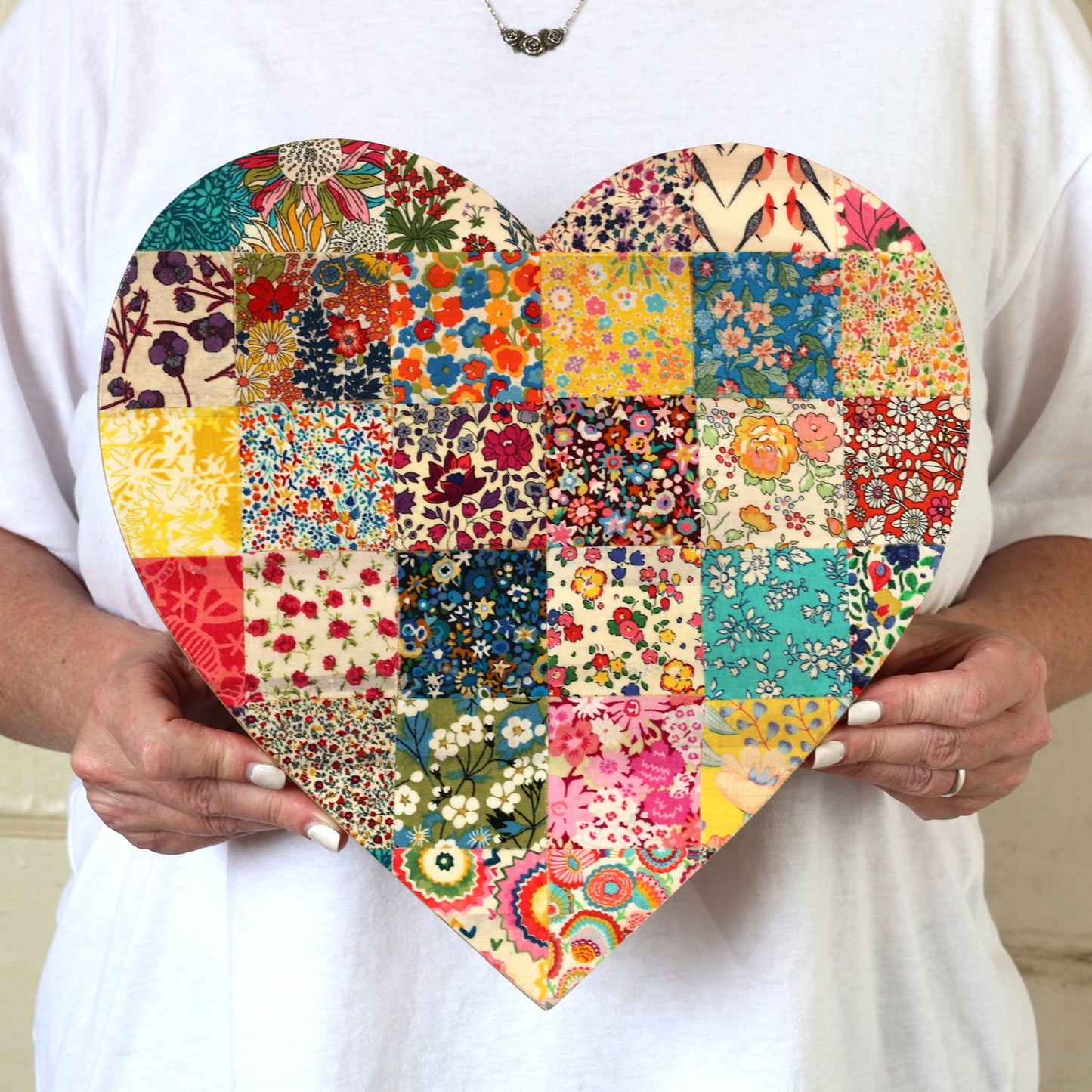 Fabric-Faced Pallet Hearts