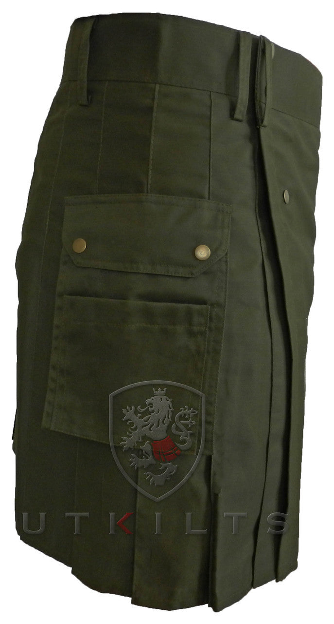 Standard II Olive Green Utility Kilt