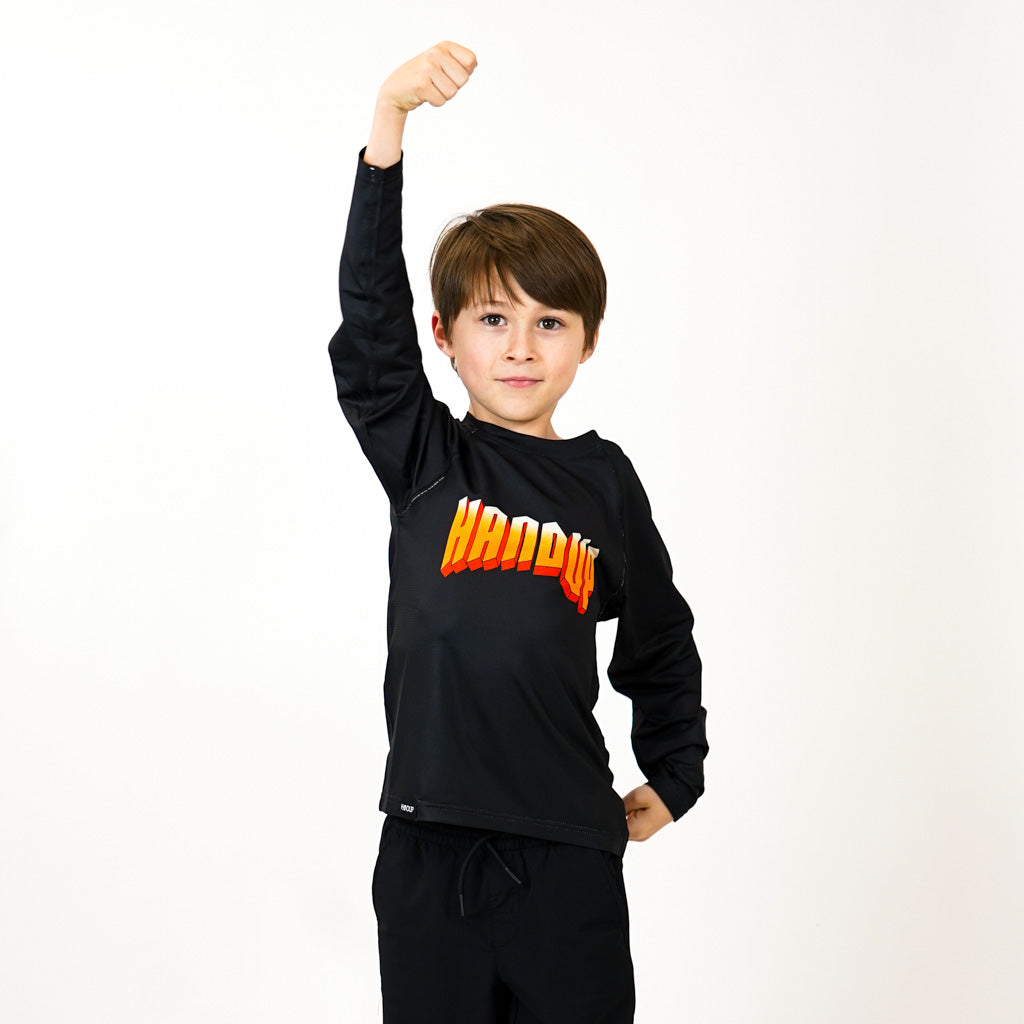 Youth Long Sleeve Lite Jersey - Rock Orange