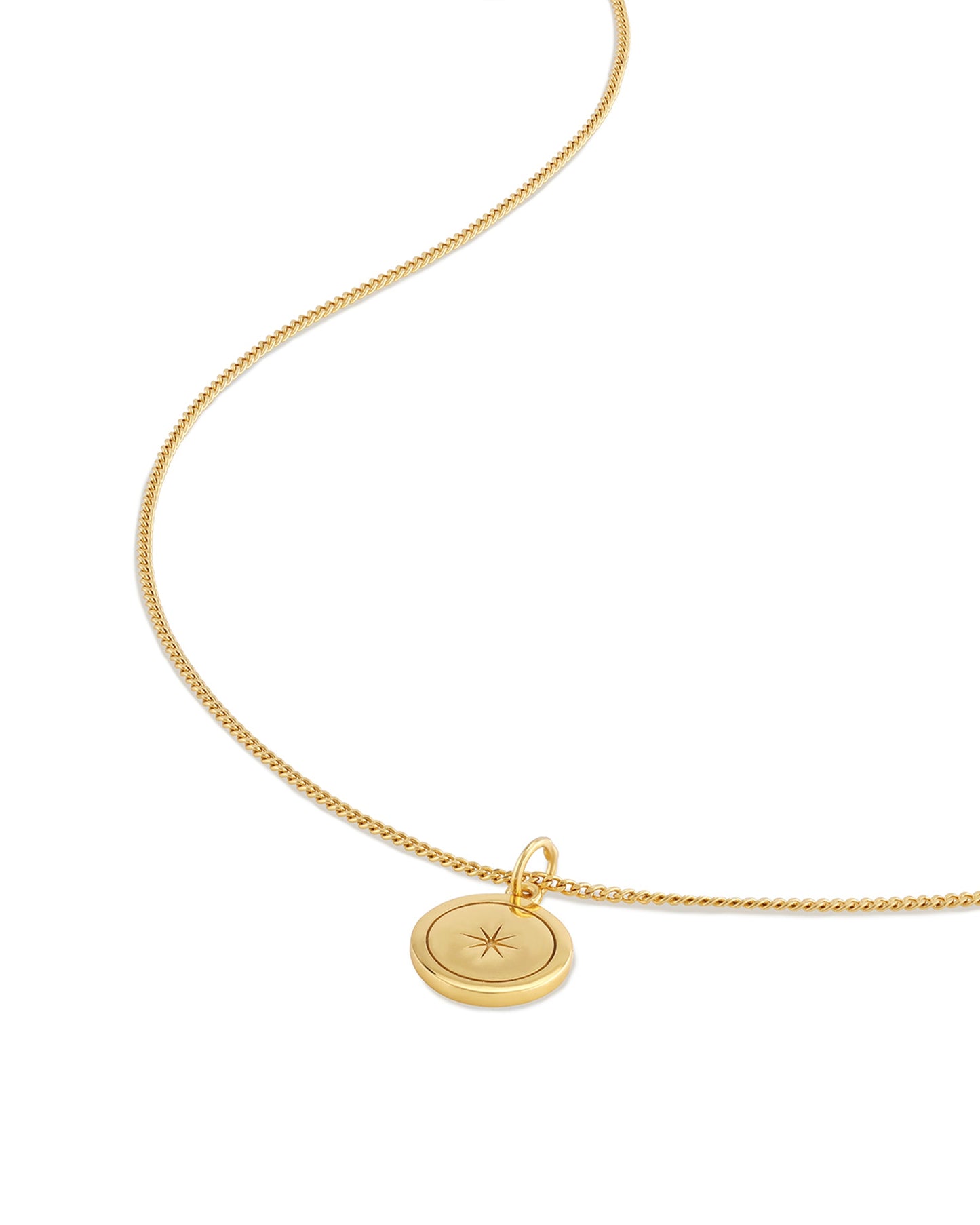 North Star Necklace - Gold