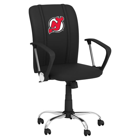 Curve Task Chair with New Jersey Devils Logo