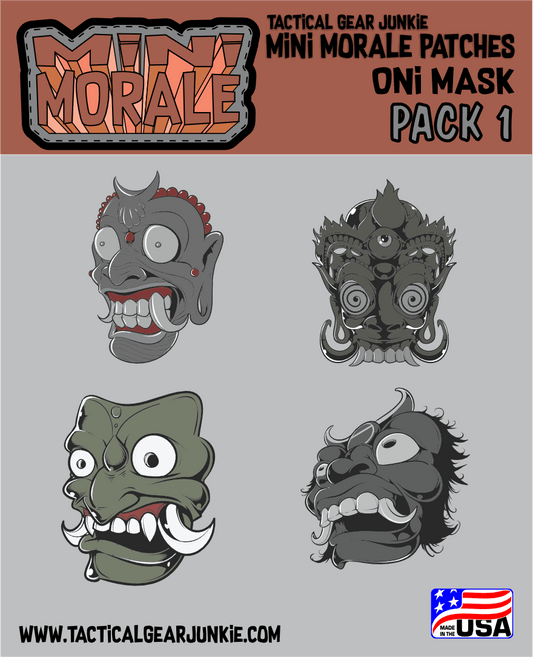 Mini Morale - Oni Mask Patch Pack 1