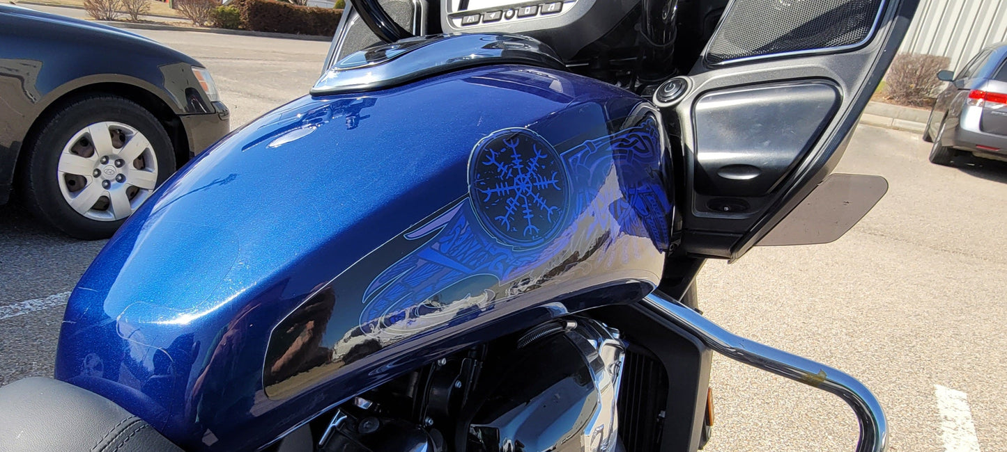 Odin's Ravens Tank Decals for Indian Challenger/Pursuit - Blue