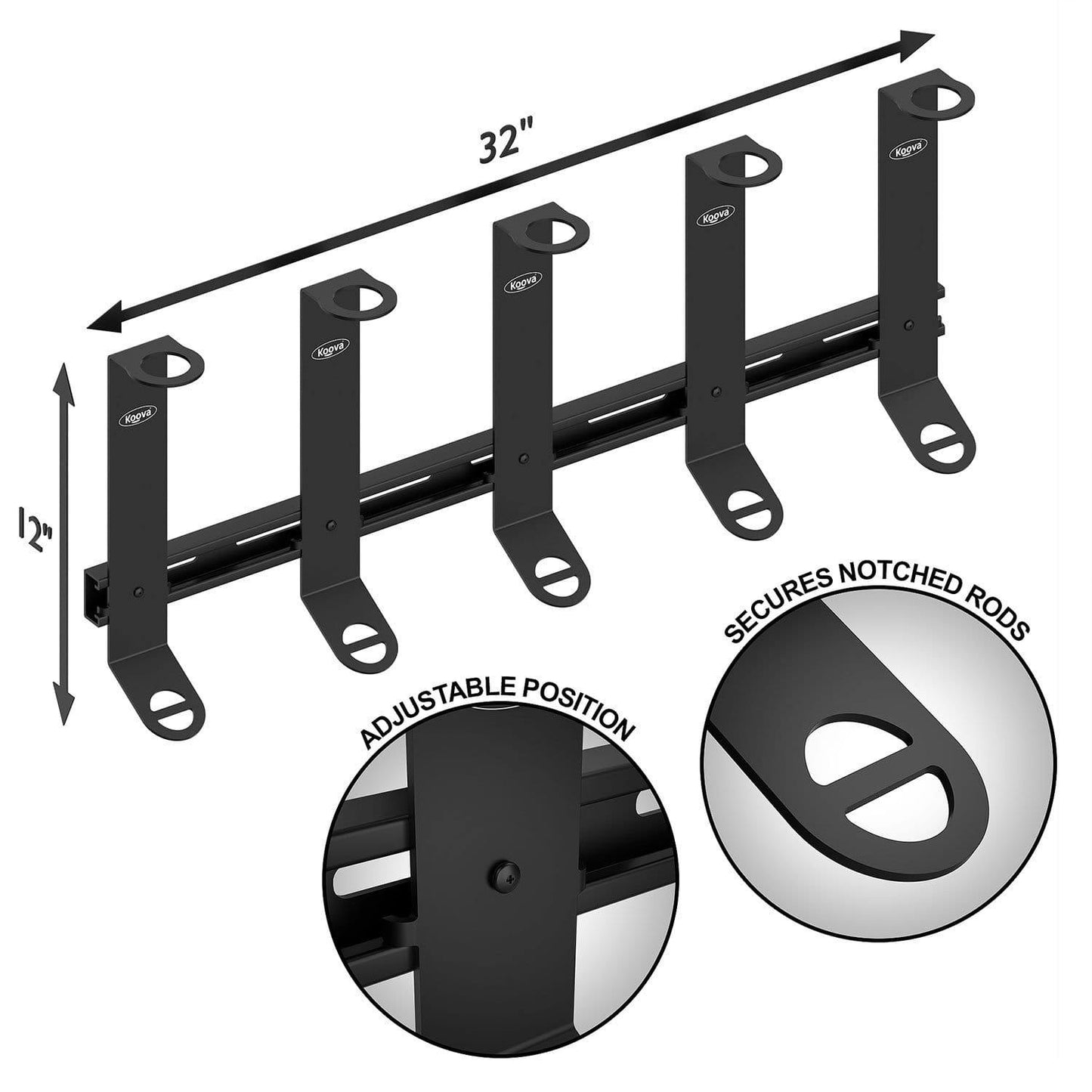 Offshore Fishing Rod Rack Organizer